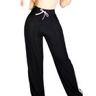 Pants Mujer Corte Ancho PANT-056 Negro Diseño Moderno y Fresco para Verano