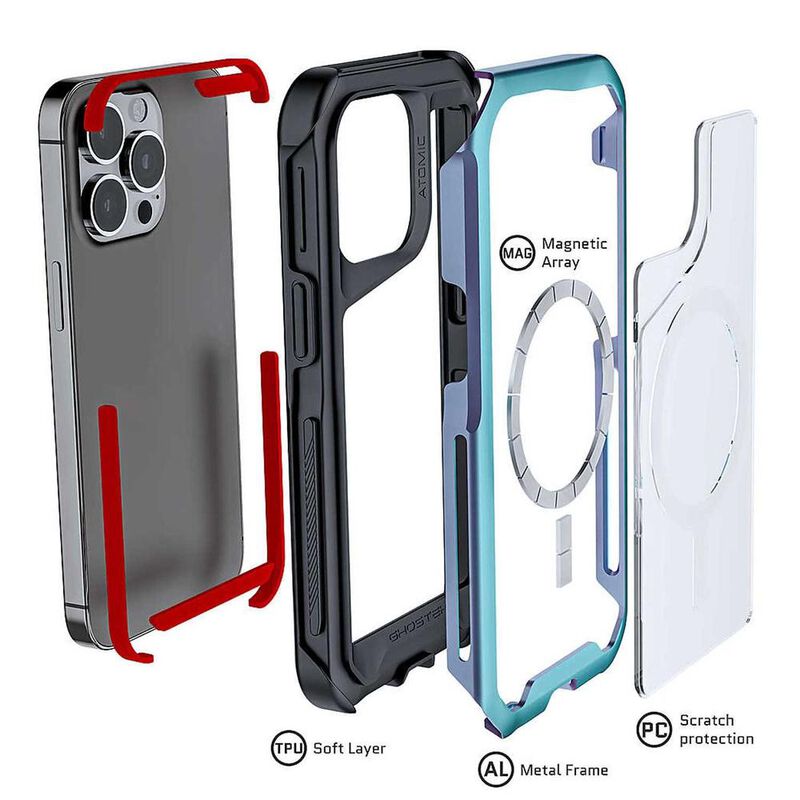 Funda GHOSTEK Atomic para iPhone 13 PRO Alumini... image number null