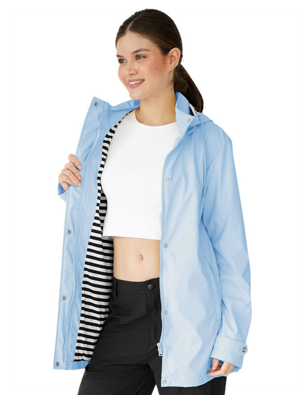 Chamarra Impermeable Casual Ligera Mujer image number null