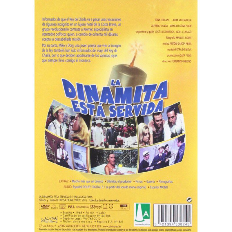 La dinamita est&aacute; servida [DVD] image number null
