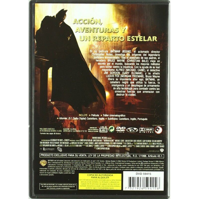 Batman Begins (dvd) image number null