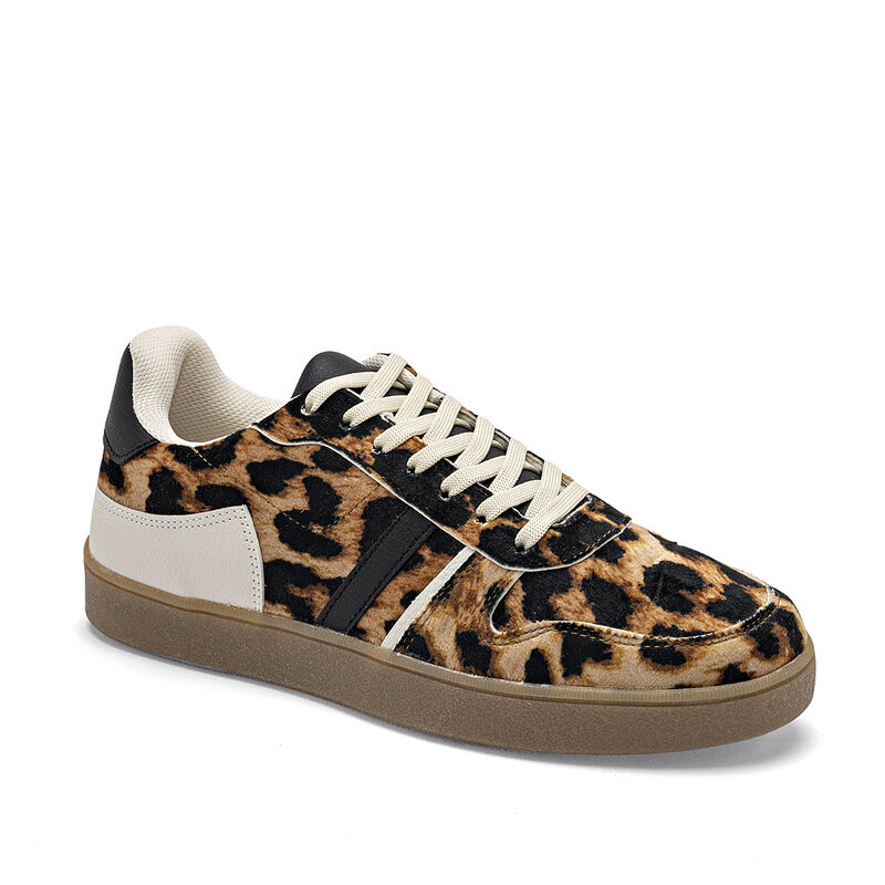 Moramora Tenis urbano para mujer camel negro hu... image number null