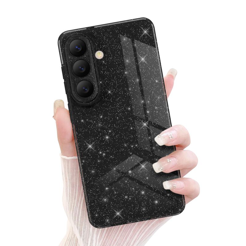 Funda Newseego Galaxy S26 con Purpurina Negra image number null