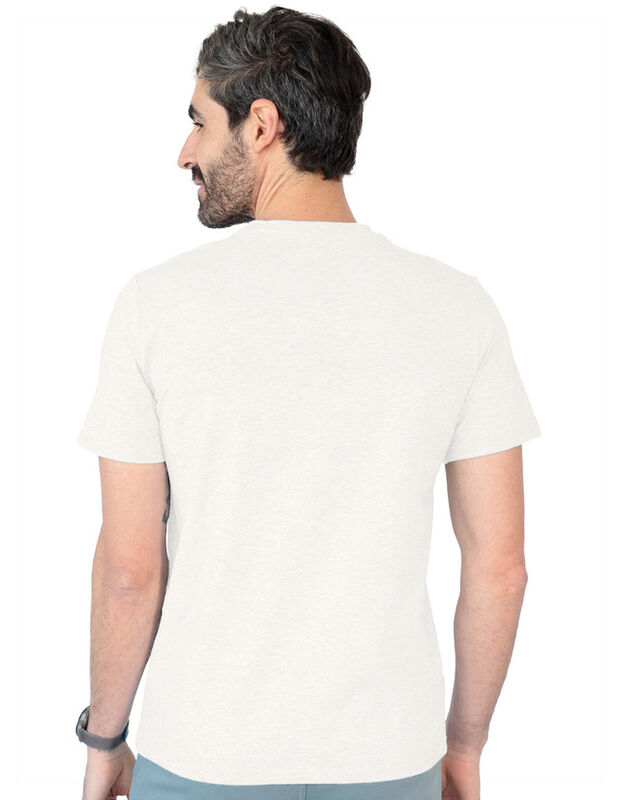 Playera Caballero Basica Premium Estampado Beig... image number null