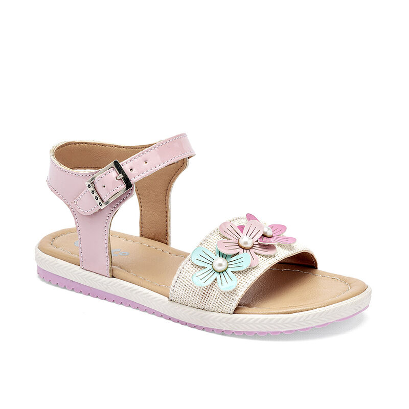 Abc Zapatitos sandalia para ni&ntilde;a rosa beige cod... image number null