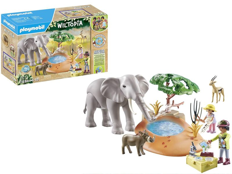 Elefante De Juguete De Playmobil En El Pozo De ... image number null