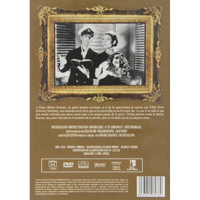 El Comparsa [DVD] (1929) Spite Marriage image number null