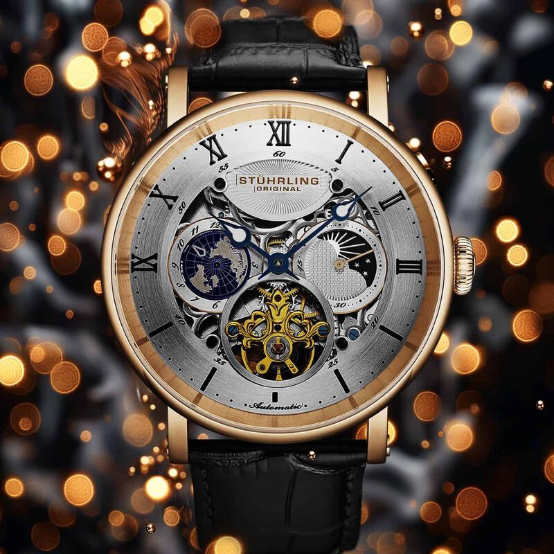 Reloj Stuhrling para hombre 1015.04 automático ... image number null