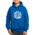 Sudadera Con Capucha Word Art Para Ni&ntilde;o - Gato Siam&eacute;s - Azul Rey