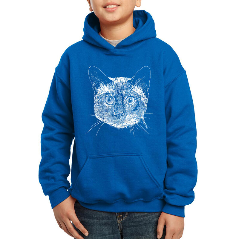 Sudadera Con Capucha Word Art Para Ni&ntilde;o - Gato ... image number null