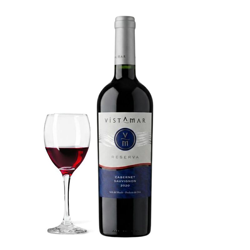 Vino Tinto Vi&ntilde;a Vistamar Reserva Cabernet Sauvi... image number null