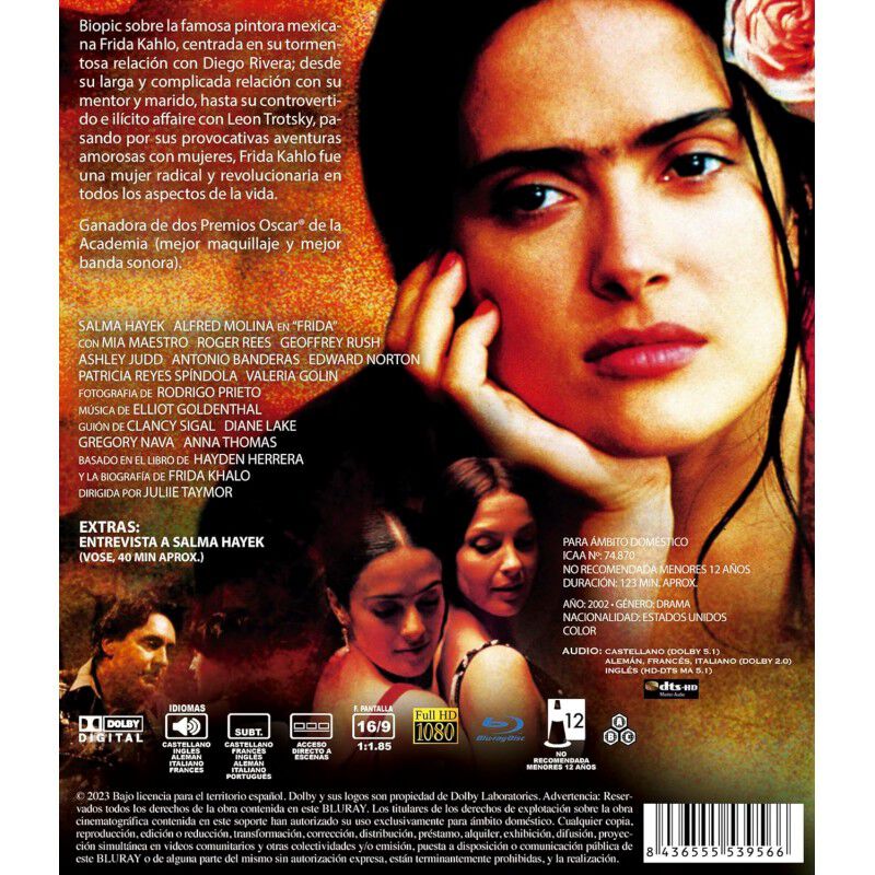Frida [blu-ray] (2002) image number null