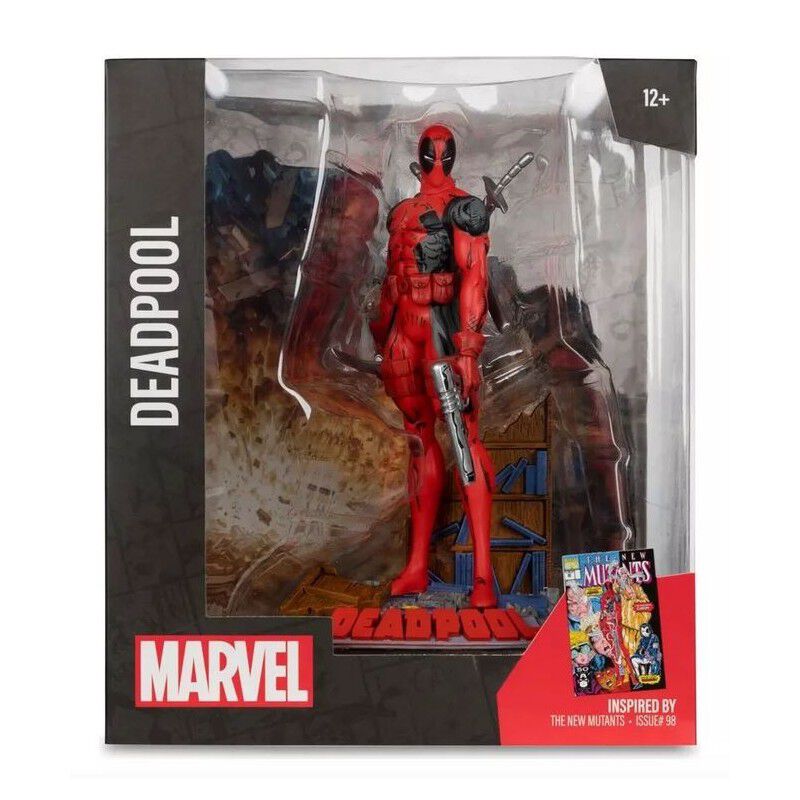 Figura Deadpool Marvel Estatua Diorama 18 cms image number null