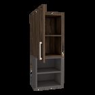 Gabinete Para Baño Oporto Wengue y Plata Oscuro Virtual Muebles