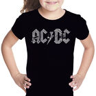Camiseta Word Art Para Ni&ntilde;a - AC/DC - Negro