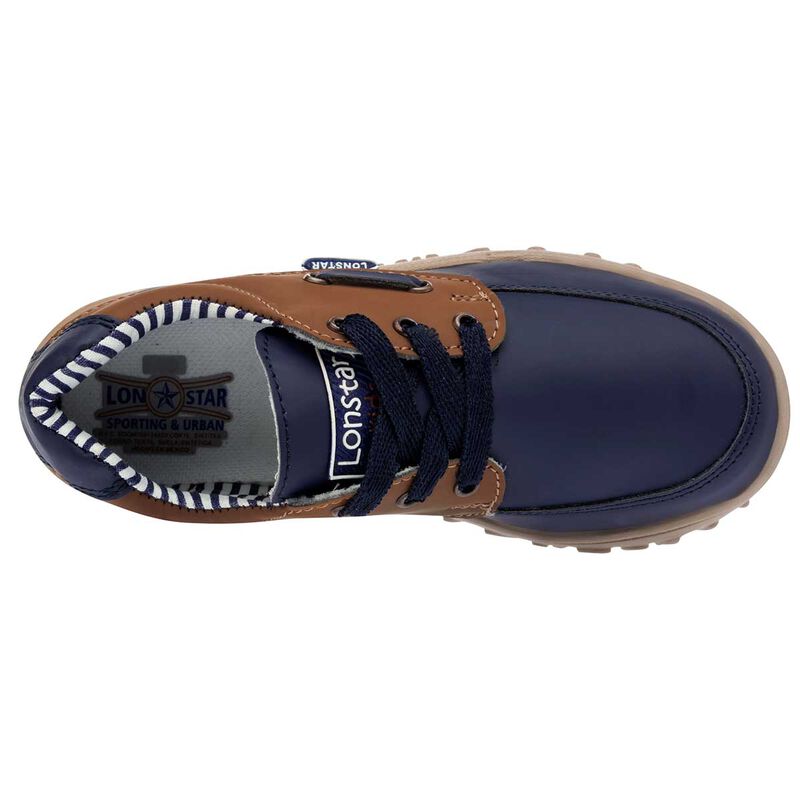 Celex Zapato casual para ni&ntilde;o marino camel image number null