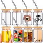 Vaso De Chupito Nuogo 85 ml Con Pajita Y Tapa, Pack De 8