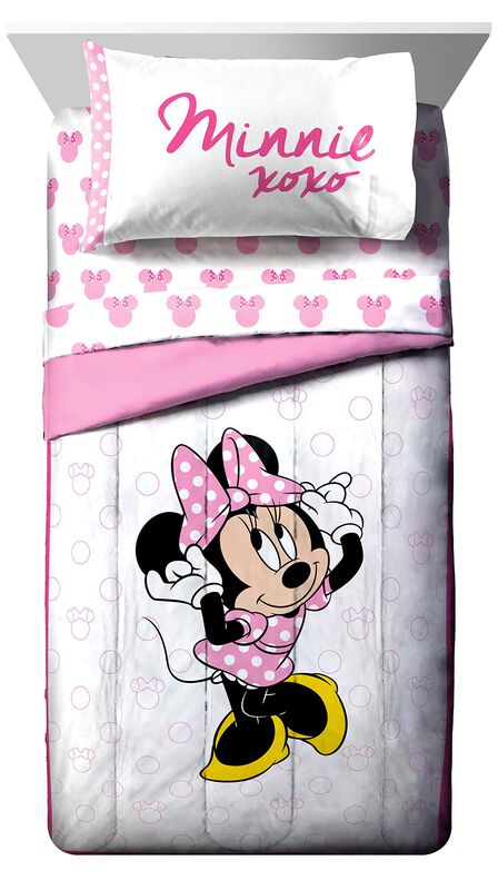 Juego De Cama Jay Franco Minnie Mouse Xoxo Twin... image number null