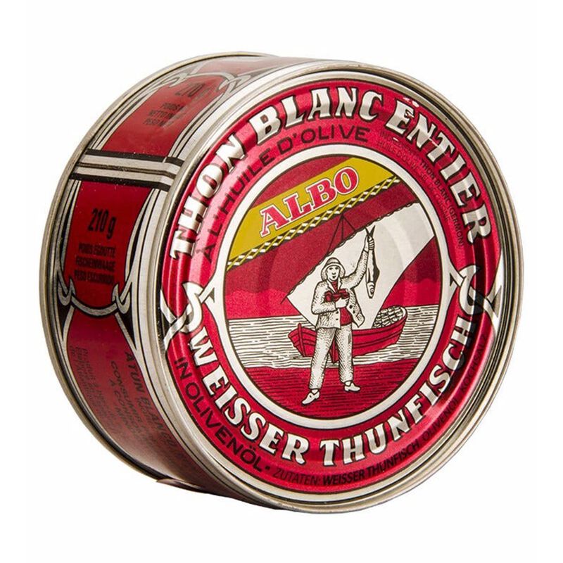 At&uacute;n Blanco en Aceite de Oliva Albo - 270 grs image number null