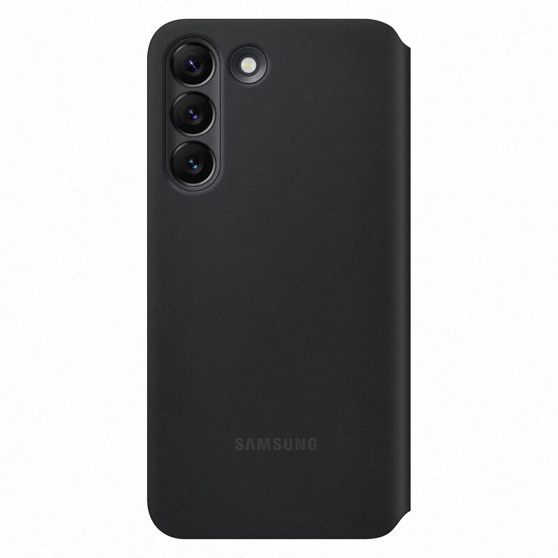 Funda Smart Clear View Para Samsung S22, Negra image number null