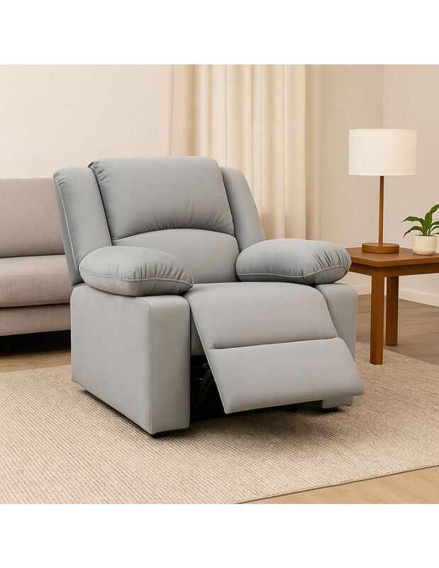 Sof&aacute; Reclinable Sara Con 2 Porta Vasos y 3 Posi... image number null