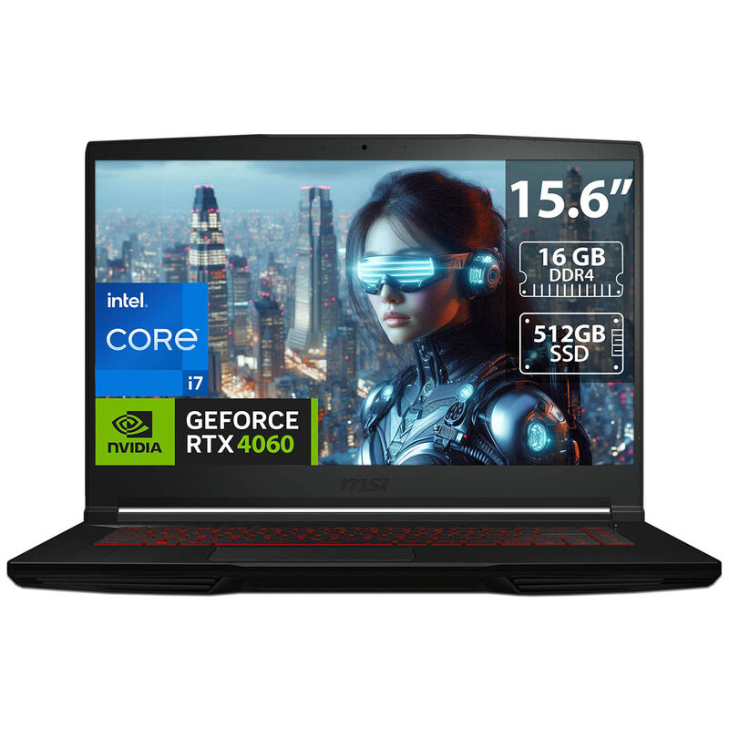 Laptop Gamer MSI Thin GF63: Procesador Intel Co... image number null