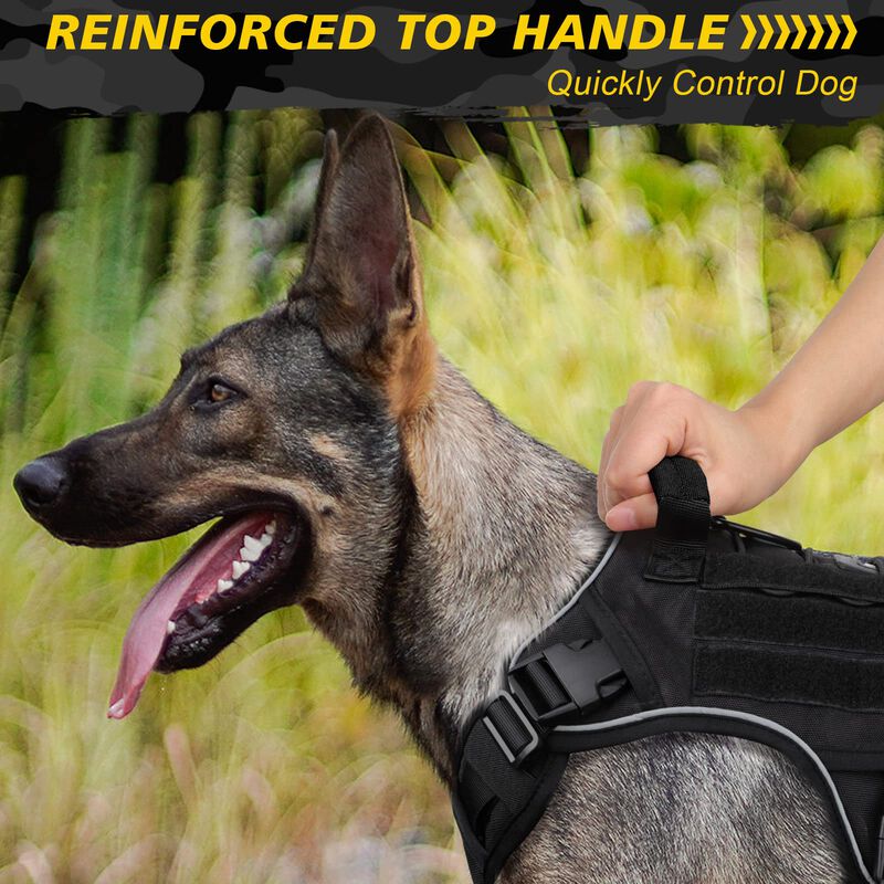 Wingoin Arn&eacute;s T&aacute;ctico Negro Para Perros Grandes... image number null