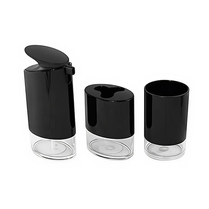 Set de Accesorios para Ba&ntilde;o Color Negro - 3 Pie... image number null