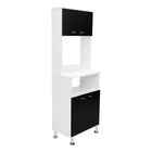 Alacena Catina Blanco y Wengue Virtual Muebles