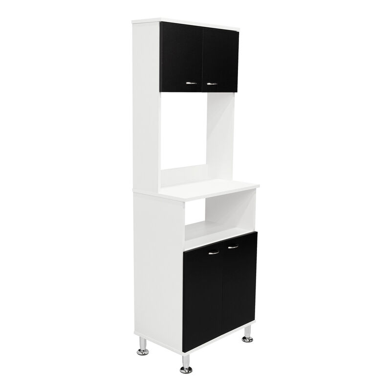 Alacena Catina Blanco y Wengue Virtual Muebles image number null