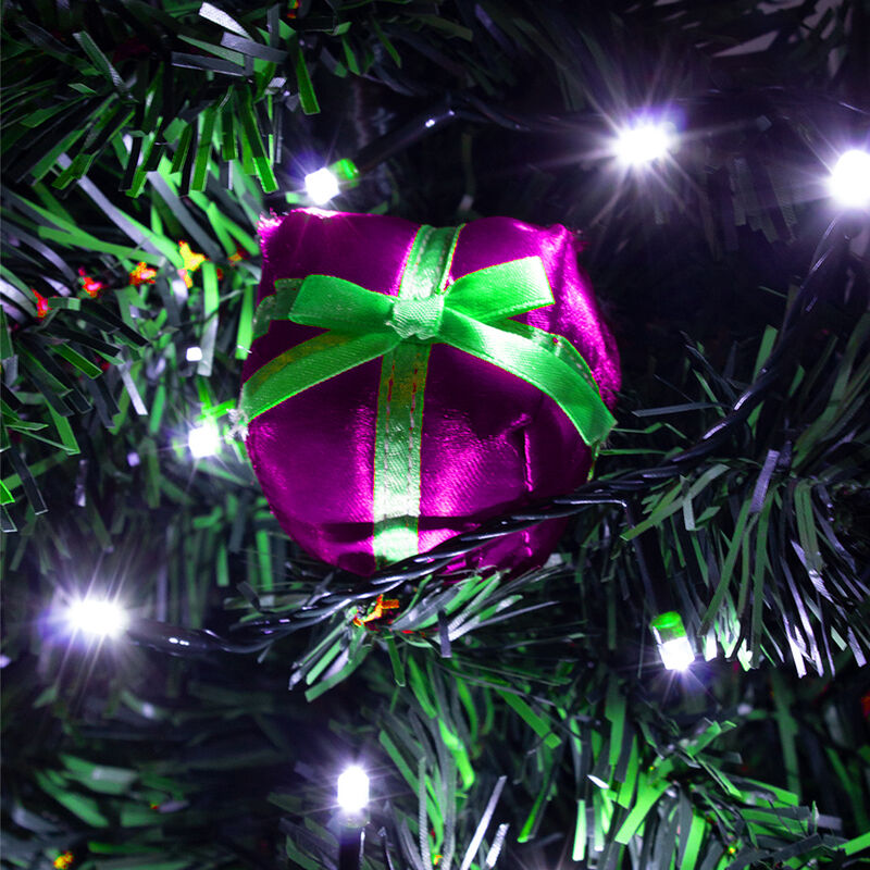 Serie Navide&ntilde;a 100 LED luz blanca 8 funciones 7... image number null