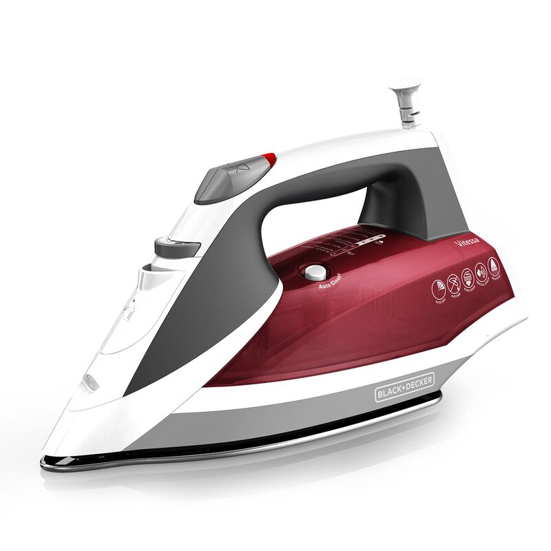 Iron Black+decker Ir2050 Textil Est&aacute;ndar Rojo image number null
