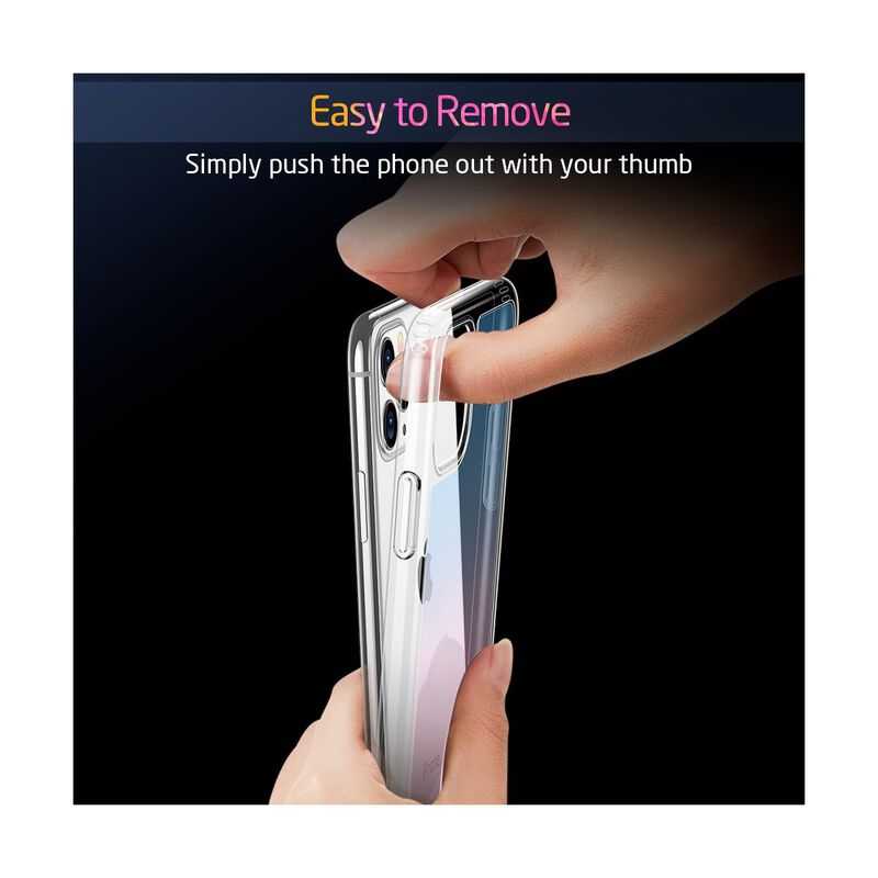 Funda Esr Mimic Para Iphone 11 Pro Transp Rojo ... image number null