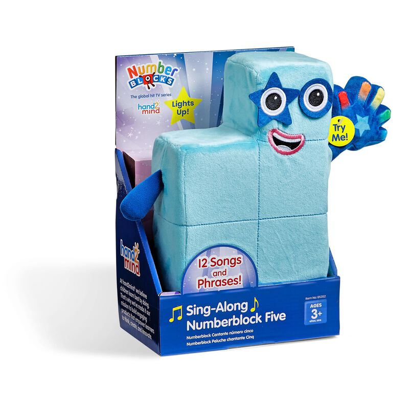 Peluche Hand2mind Sing-along Numberblock Five C... image number null