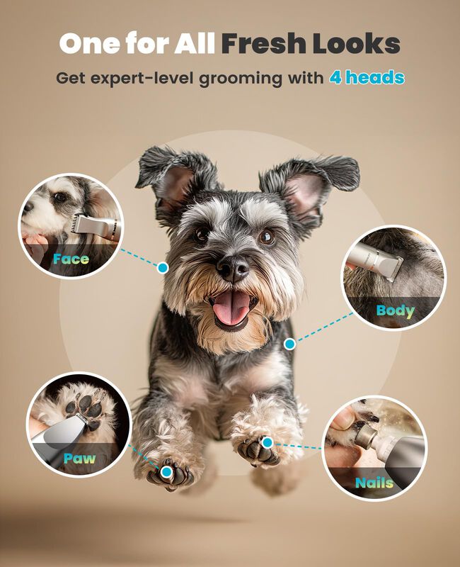 Kit De Peluquer&iacute;a Canina Oneisall 4 En 1 Con Pa... image number null