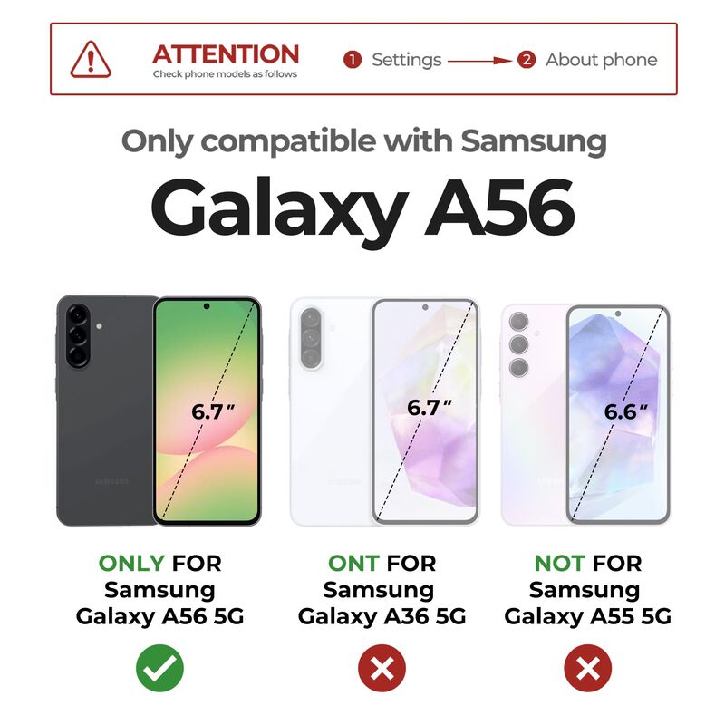 Funda Dexnor para Samsung Galaxy A56 5G con Cub... image number null