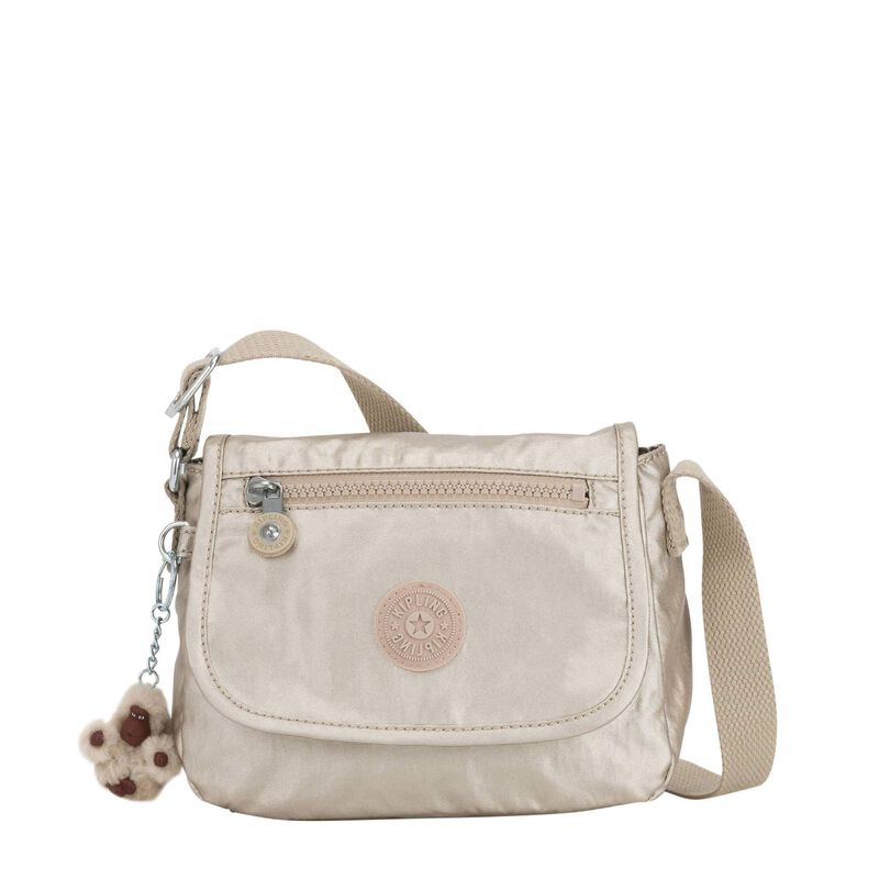 Bolso Kipling Sabian 20 cm Dorado Met&aacute;lico image number null