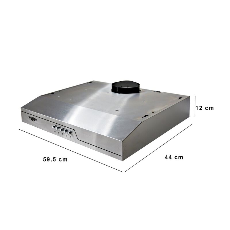 Campana Extractora Purificadora 600mm Acero 60 ... image number null