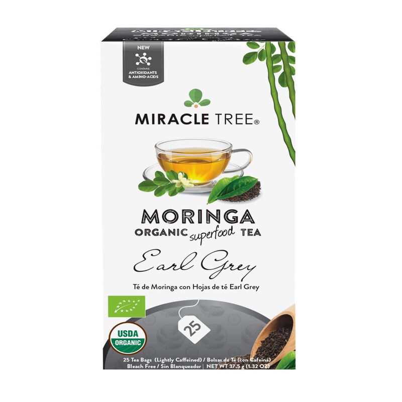 T&eacute; Miracle Tree Moringa Earl Grey 12 &times; 25 Bolsa... image number null