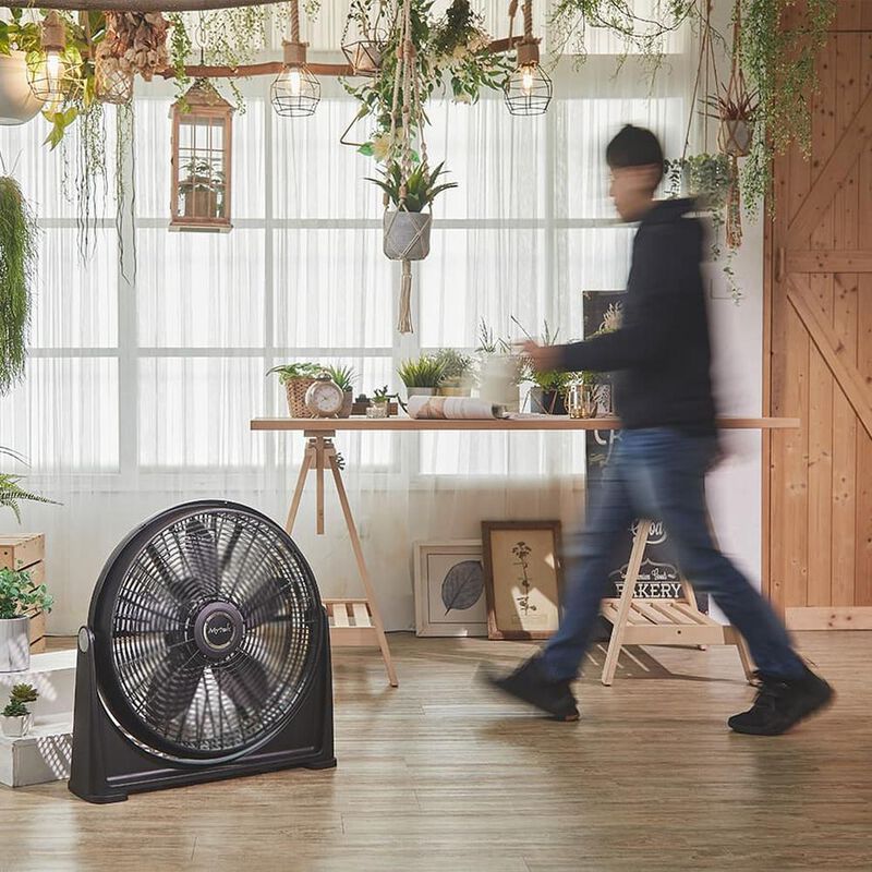 VENTILADOR PISO MYTEK 3409 20 PUL 3 VEL Pl&aacute;stic... image number null