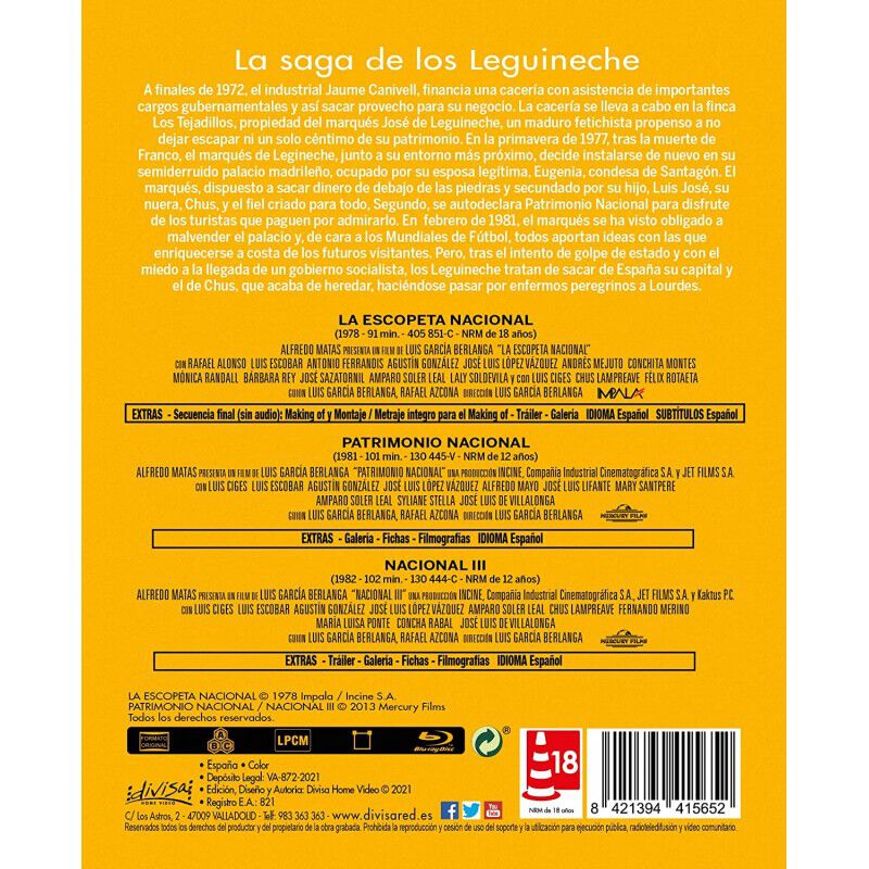 Trilog&iacute;a Nacional Luis Garc&iacute;a Berlanga - BD [Bl... image number null