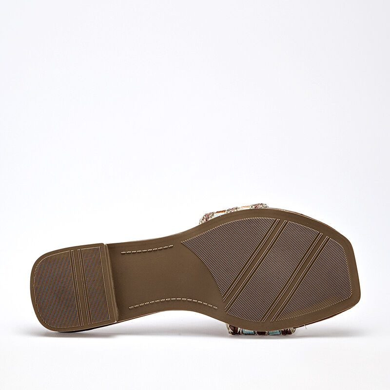 Mora Tierra sandalia piso para mujer caf&eacute; multi... image number null