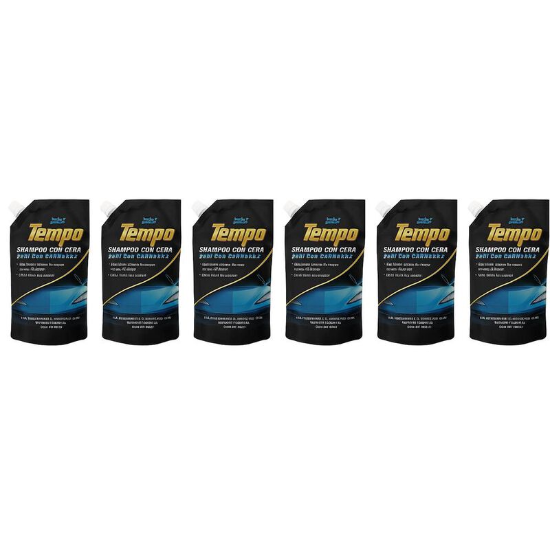 Combo De 6 Shampoo Para Coche Con Cera Tempo 50... image number null