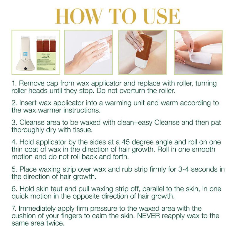 Roll-on Wax Clean & Easy Vit E, Paquete De 6 Re... image number null