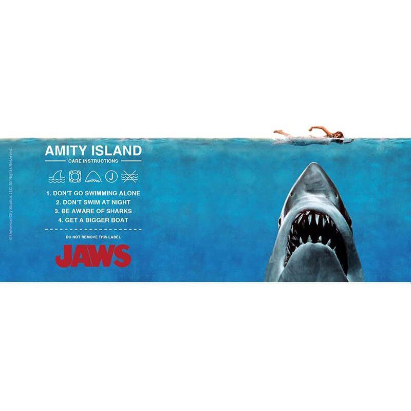 Taza Tibur&oacute;n Jaws Instrucciones Amity Island Ca... image number null