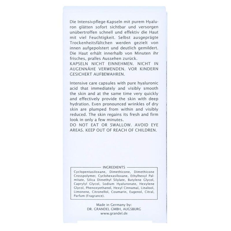 C&aacute;psulas de &Aacute;cido Hialur&oacute;nico Dr. Grandel 10ml ... image number null