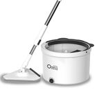 Mop Trapeador Con Cubeta Centrifuga De Agua Modelo Omi 360 Premium