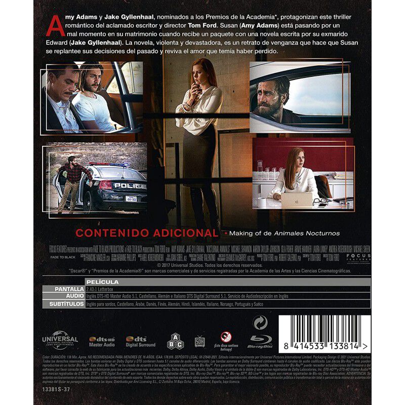 Animales Nocturnos (ed. 2021) [blu-ray] image number null