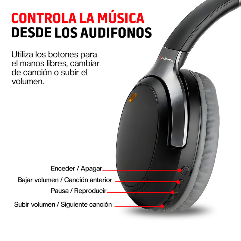 Aud&iacute;fonos Bluetooth Inal&aacute;mbricos Sonido HD Diad... image number null