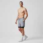 Short Con Biker Wilson Entrenamiento Para Hombre Gris Claro Gd